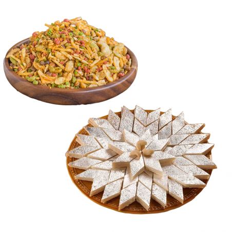 Kaju katli and Mixture