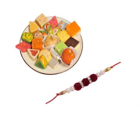 Sugar Free Assorted sweets and Rakhi