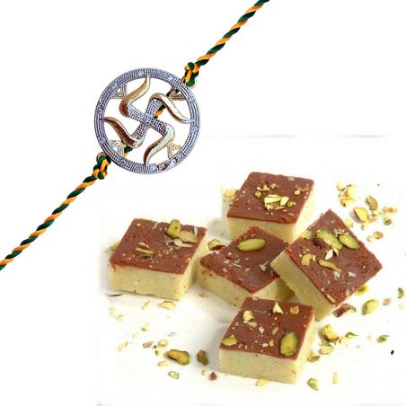 Sugar Free Chocolate Burfi n Rakhi