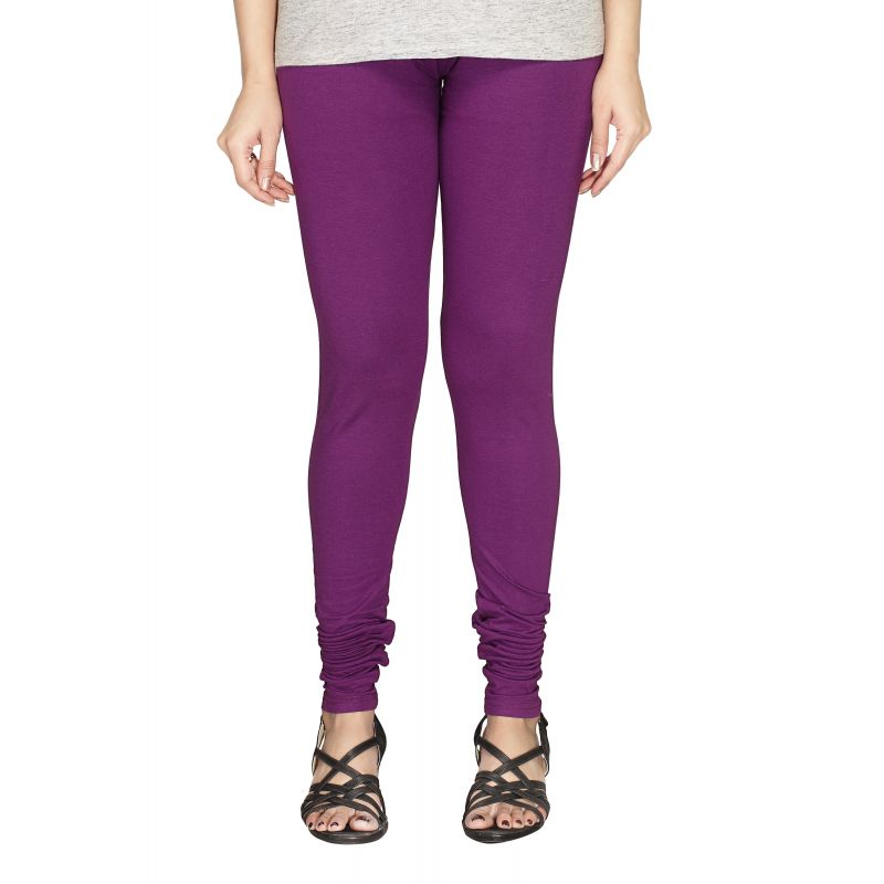 Cotton Leggings Purple