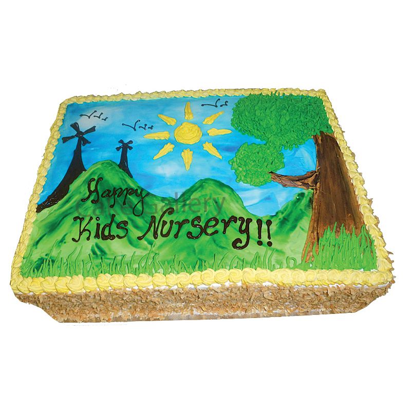 Scenery Photo Cake - 1 kg