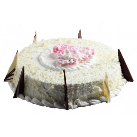 White Fantasy Cake - 1 kg (Sweet Chariot)
