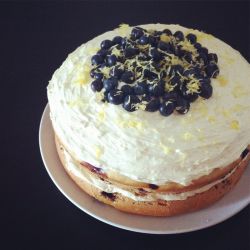 Blueberry Swirl Eggless Cake - 1 kg