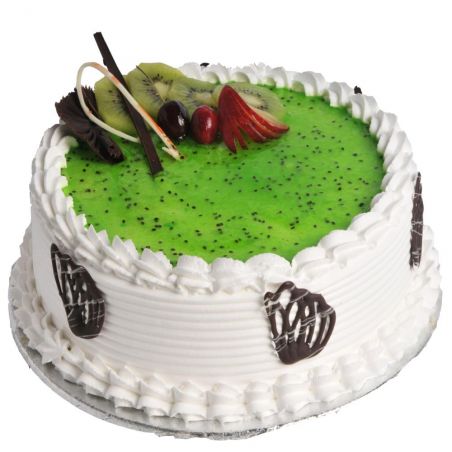 Kiwi Bonanza Eggless Cake - 1 kg (Sweet Chariot)