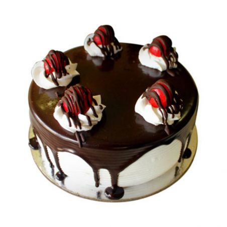 Black forest Eggless cake (Brownie Point)