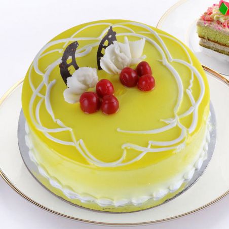 Pineapple Eggless Cake - 1KG