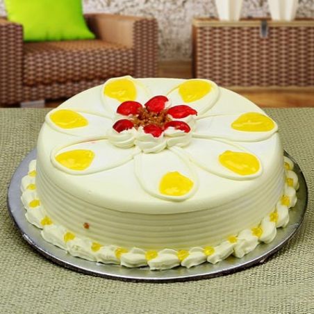 Butterscotch Eggless Cake - 1 kg (Kabhie B)