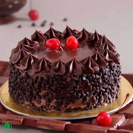 Chocolate Chips Eggless Cake - 1 kg (Kabhie B)