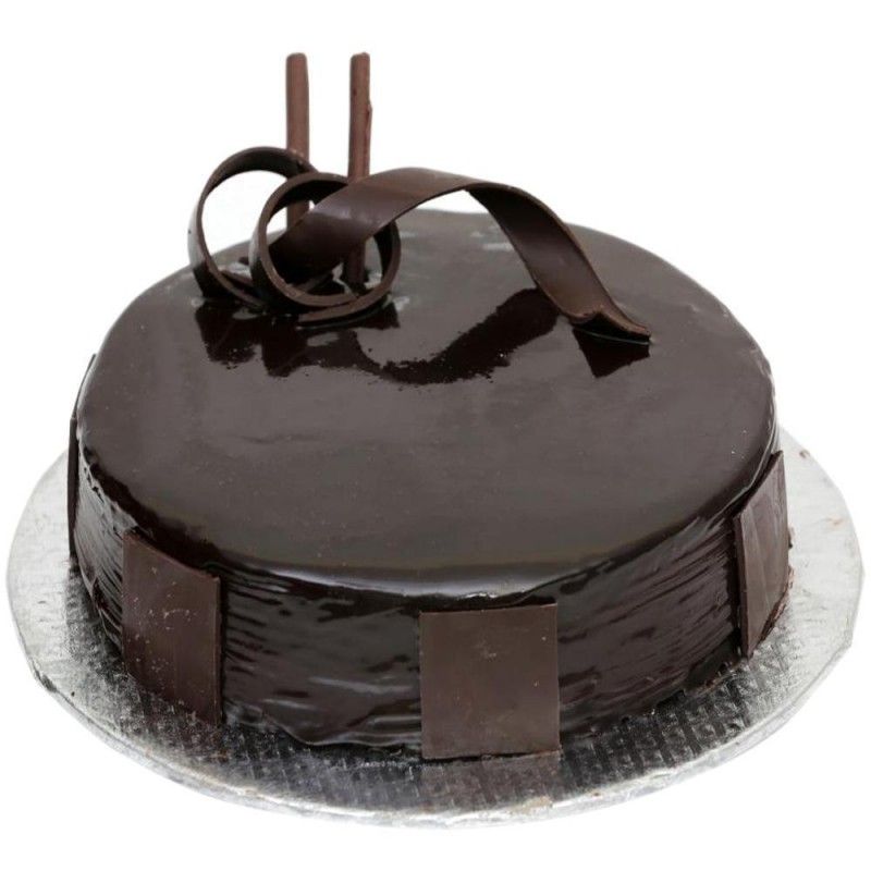 Chocolate Truffle Eggless Cake - 1 kg (Kabhie B)