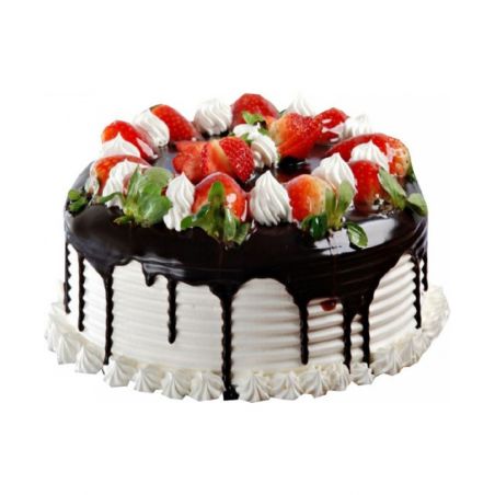 Fruits Forest Eggless Cake - 1 kg (Kabhie B)