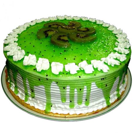 Kiwi Dreams Eggless Cake - 1 kg (Kabhie B)