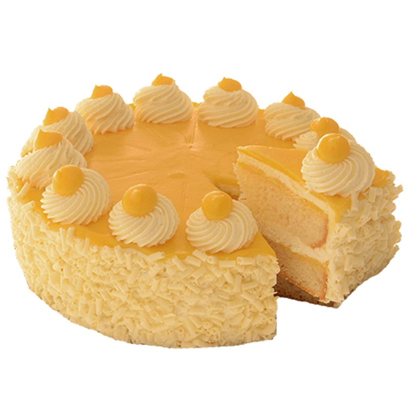 Lemon Fruffy Eggless Cake - 1 kg (Kabhie B)