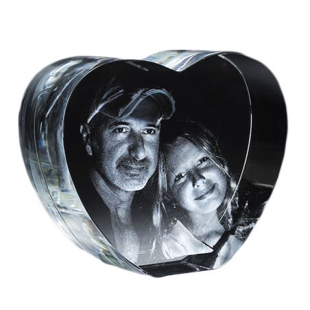3D Heart Image Crystal