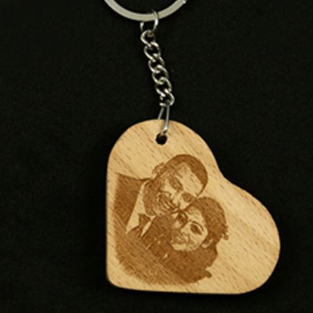 Wooden engraving Key Chain