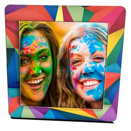 Rainbow table frame with custom tile