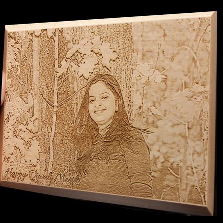 Perfect Wooden engraving Image frame