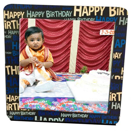 Happy Birthday Wooden table frames