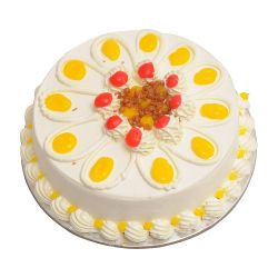 Butter Scotch Eggless Cake - 1Kg (French Loaf Bakery)