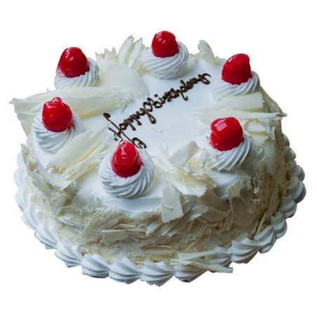 White Forest Eggless Cake - 1 kg