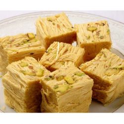 White Soan Papdi (Ganga Sweets)