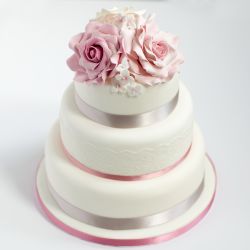 3 Tier Wedding Cake  6Kg