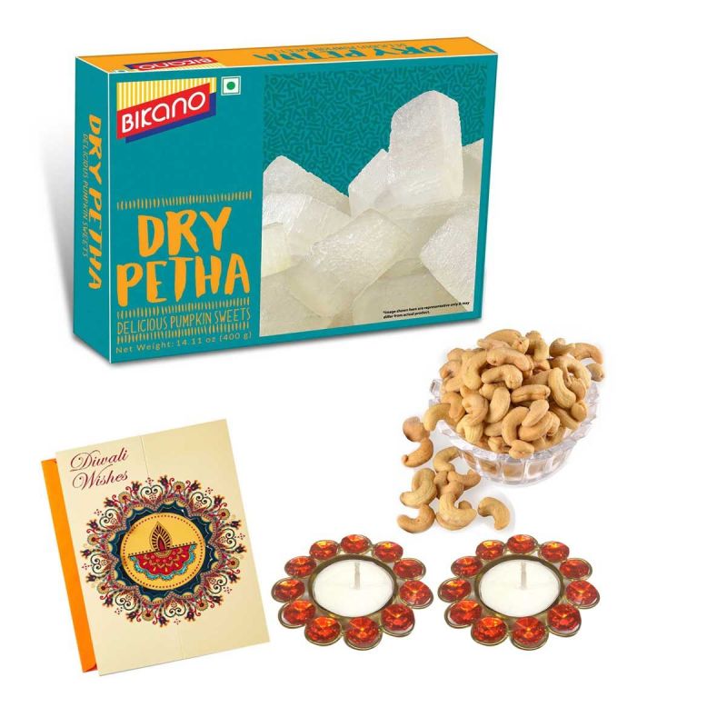 Dry petha and salted kaju-Diwali gifts