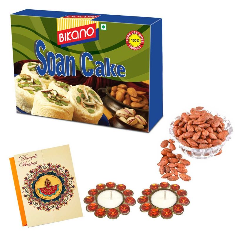 Soan Cake and Masala Almonds-Diwali gifts