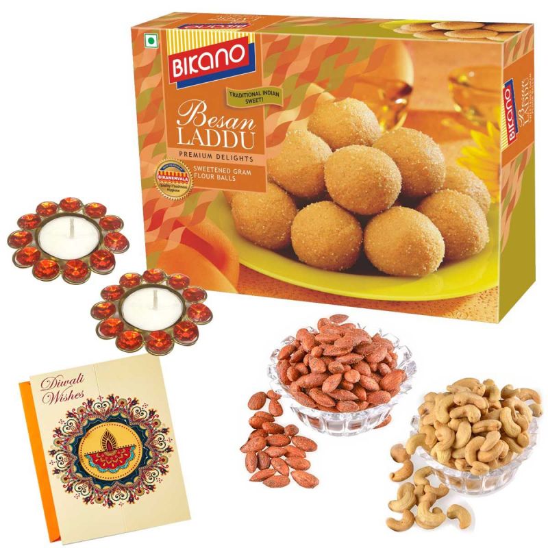 Besan laddoo 400 gm and dryfruits-Diwali special