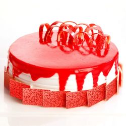 Strawberry Mousse Cake - 1 kg (Amma's Pasteries)