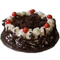 Black Forest Eggless Cake - 2 Pound (Kookie Jar)