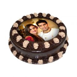 2kg Personalized Couple' s Photo Cake