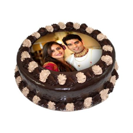2kg Personalized Couple Photo Cake