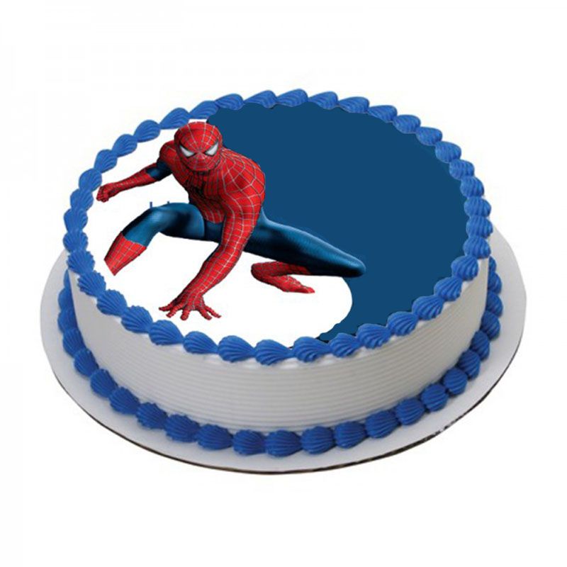 Spiderman Photo Cake - 2.5 kg
