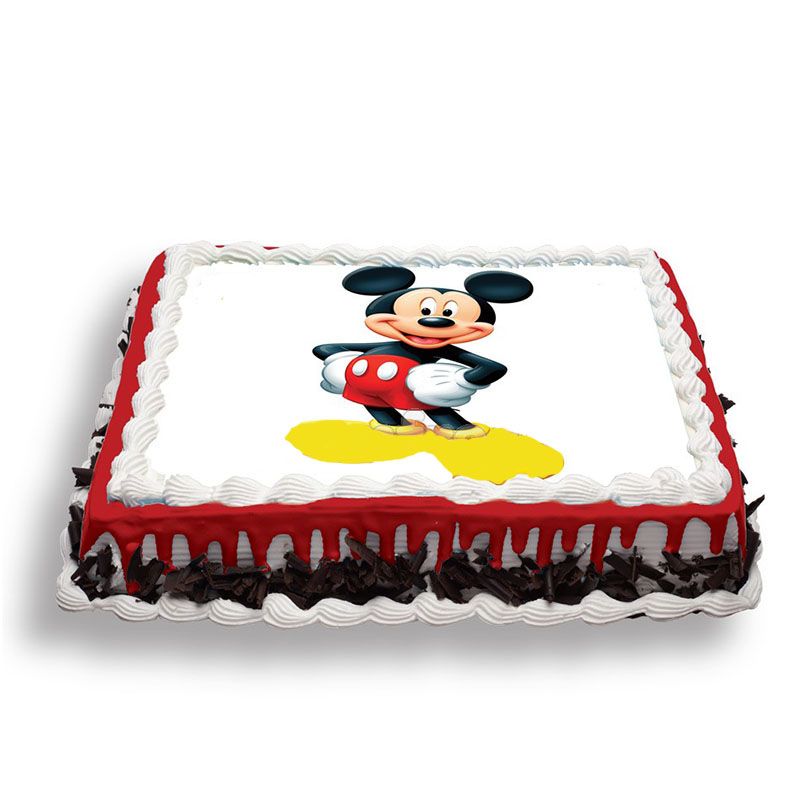 Micky Mouse Photo Cake - 2 kg