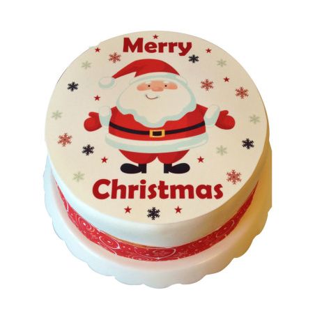 Merry Christmas Photo cake