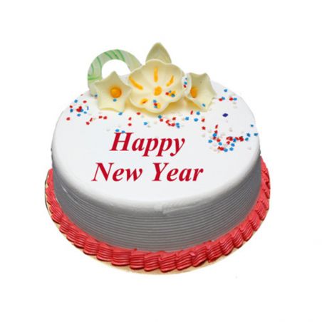 New Year Vanilla cake