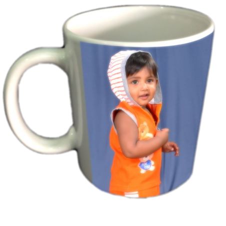 White Photo Mug