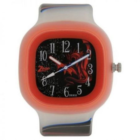 Glow in the dark watch with black dial