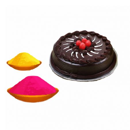 Holi Eggless Truffle