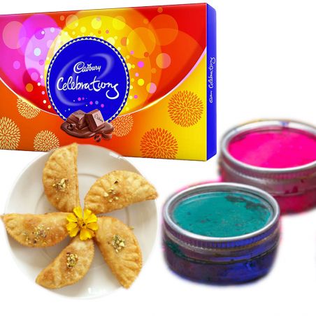 Colorful 5 PCS Rocher & Gujiya Combo