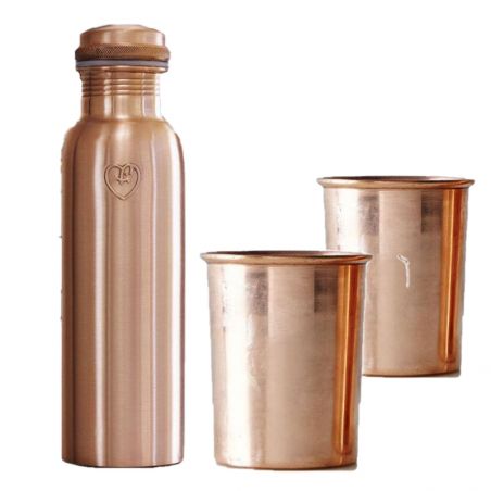 Copper Bottle and Mug
