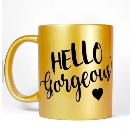 Personalize Photo Gold Mug for Dad
