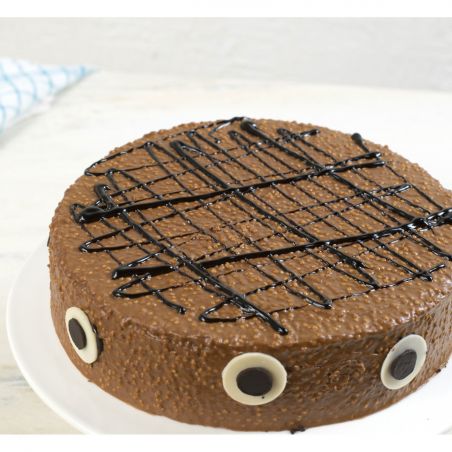 Chocolate Crackle Cake  (Sugar & Spices)