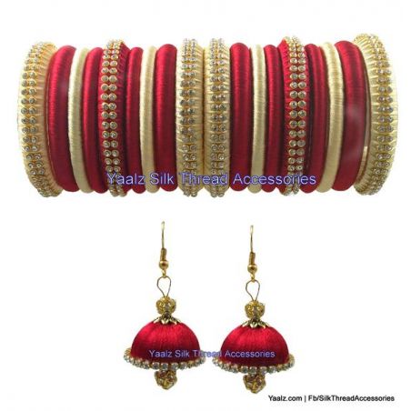 Bangles and earrings