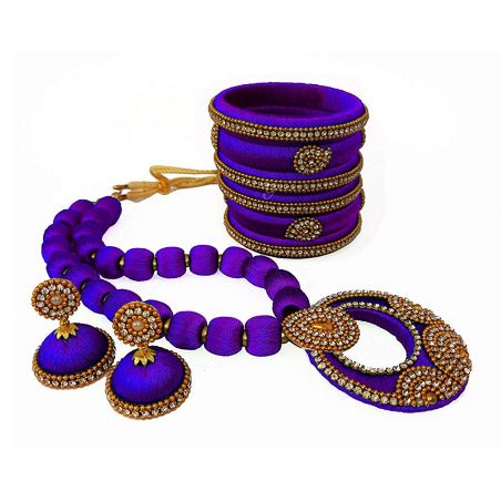 Violet necklace set