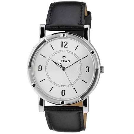 Titan Analog White Dial Men's Watch