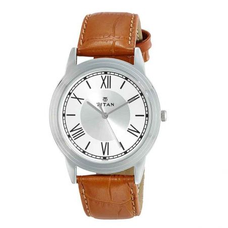 Titan Analog White Dial Men's Watch