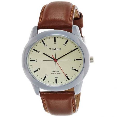Timex Analog Beige Dial Men's Watch