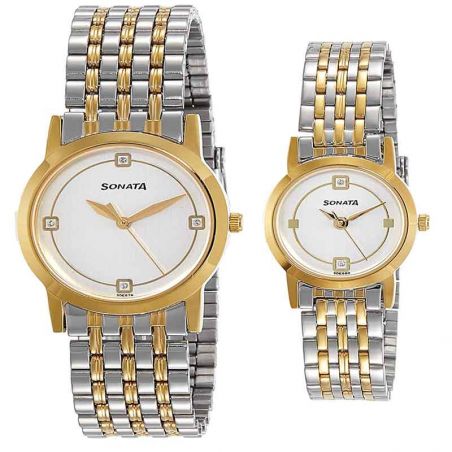 Sonata Couple Analog Watch