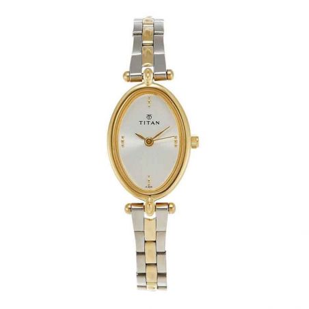 Titan Karishma Analog Silver Dial Women's Watch